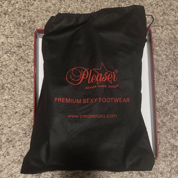 Pleaser Black Pat/Neon Multi platform heels - Picture 6 of 7